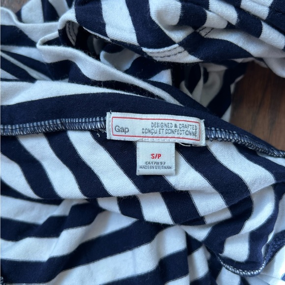 Black and White Striped Maxi Dress - Picture 6 of 6